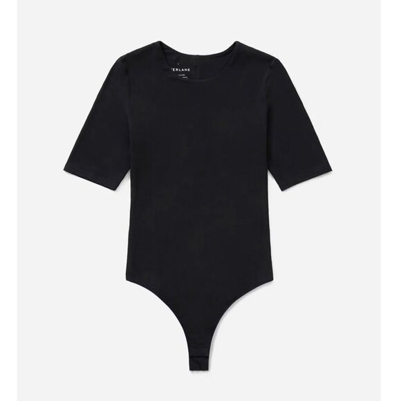 Everlane | The Short-Sleeve Crew Neck Bodysuit | Thong Back | - Picture 5 of 7